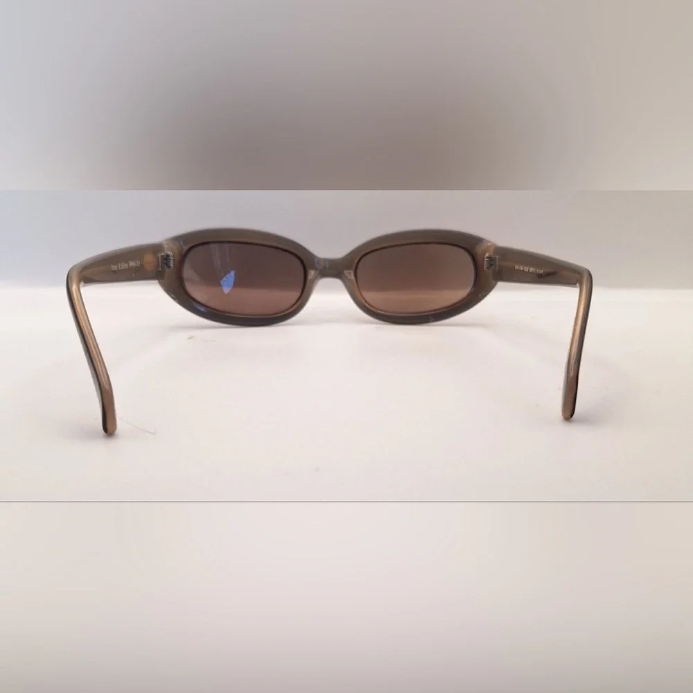Joan Collins 9984 Black Oval Sunglasses Frames Only