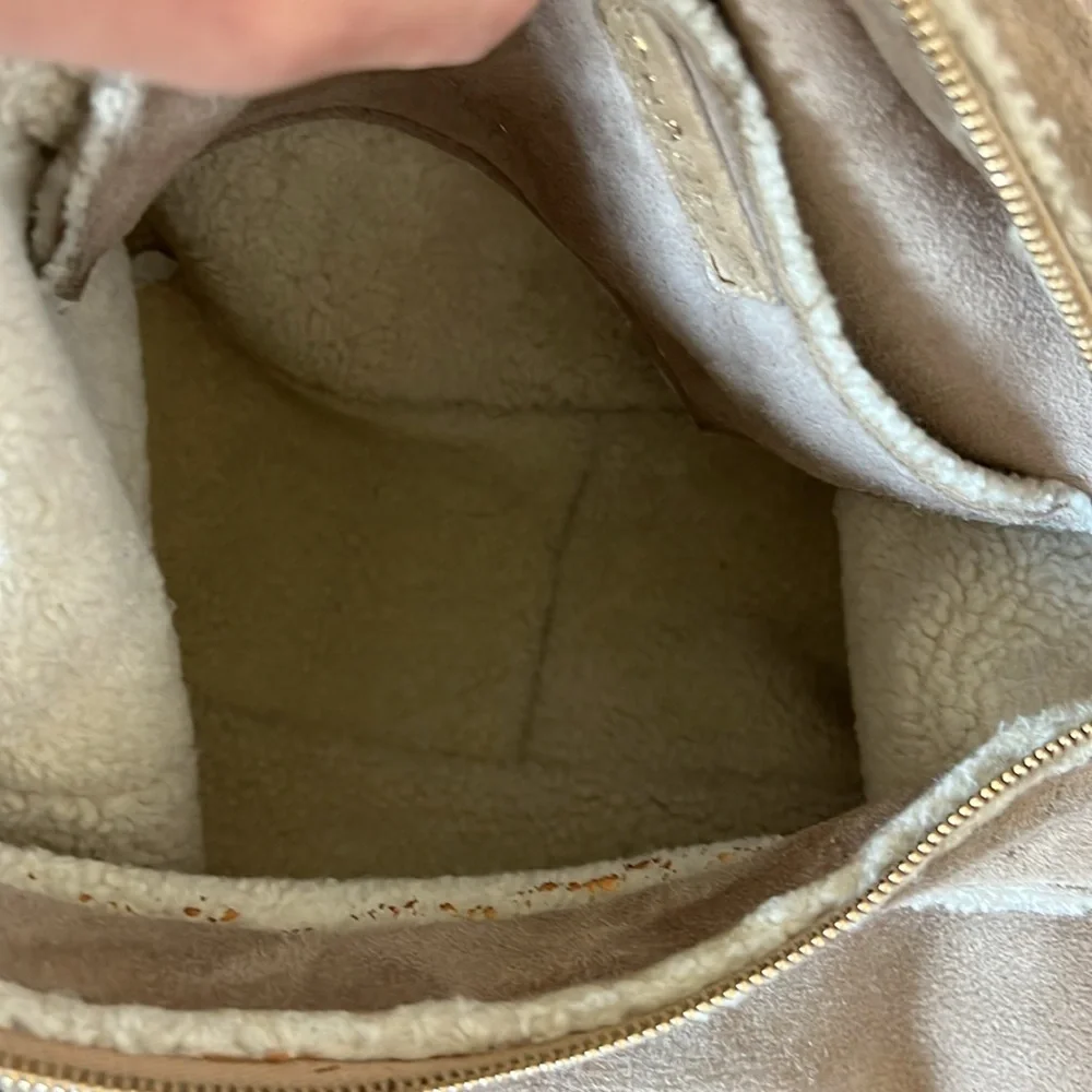 Chanel Vintage Shearling CC Hobo