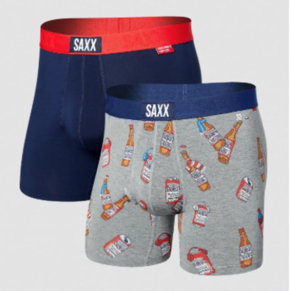 Saxx Ultra 2 pack Boxer Briefs Ultimate Comfort Winter Gear and Midnight Navy