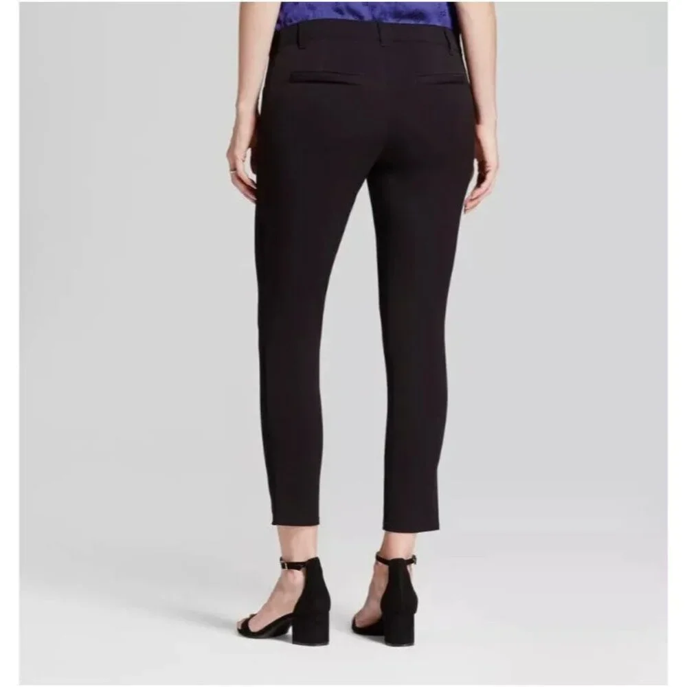 Ingrid & Isabel Maternity Black Ankle Skinny Trouser Pants Sz 4 Stretch