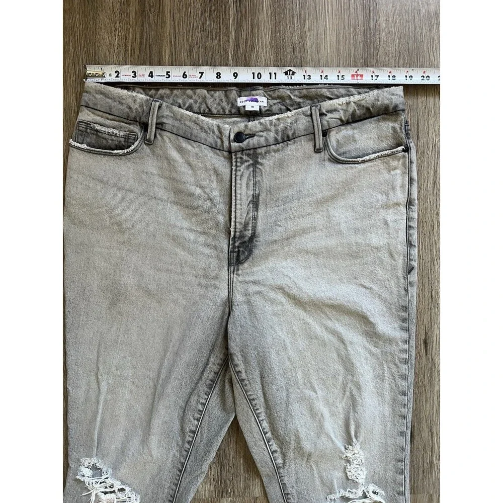 Anthropologie Good American Jeans Women Size 15 Distressed