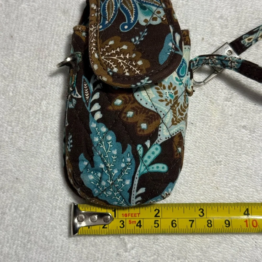 Vera Bradley Phone/keychain/credit Cards Java Retired Holder Sz 2x5