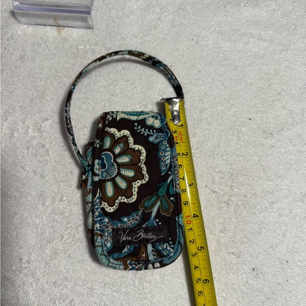 Vera Bradley Phone/keychain/credit Cards Java Retired Holder Sz 2x5