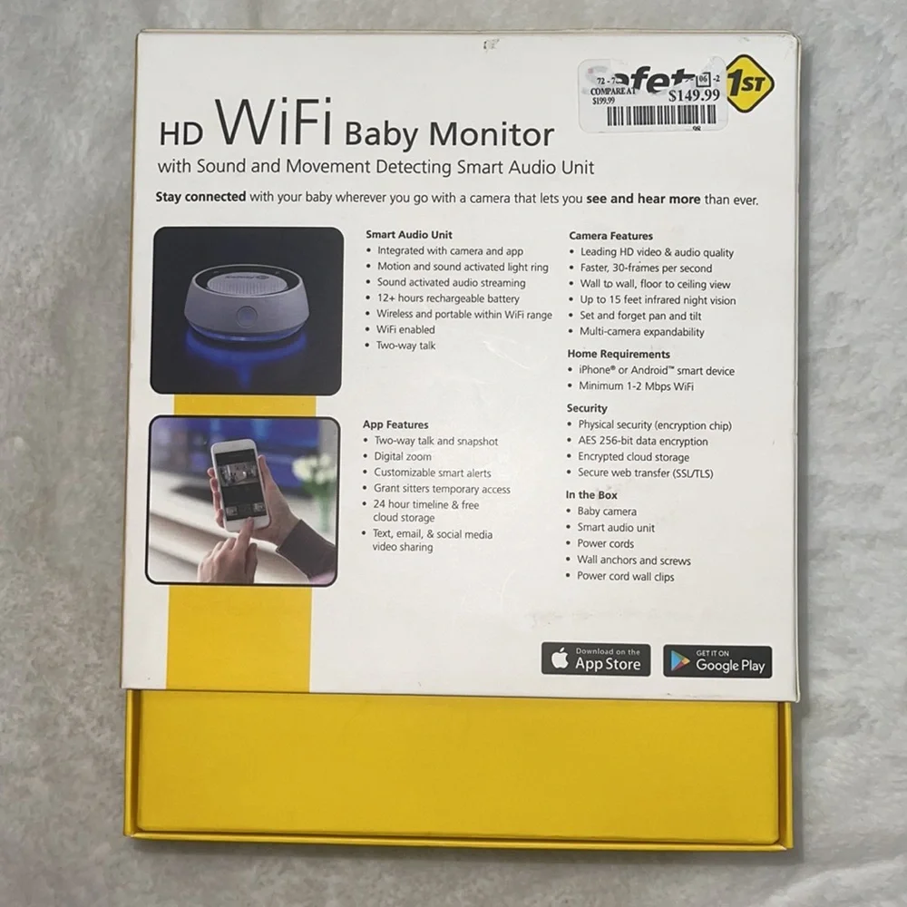 HD WIFI Baby amonitor