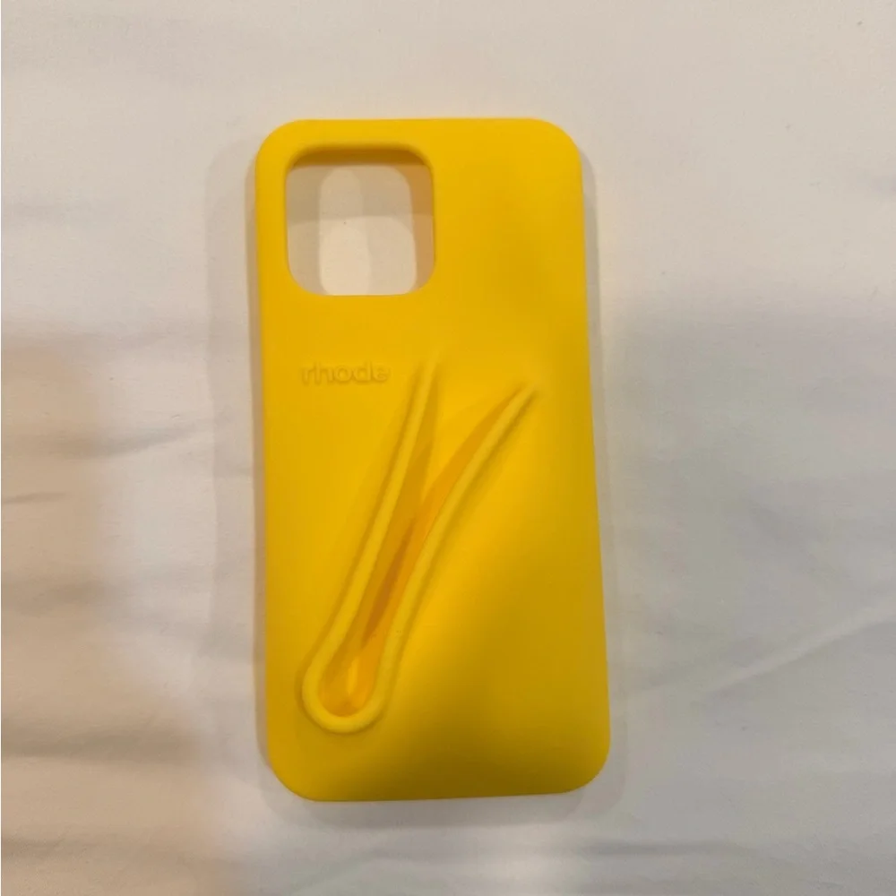 RHODE Vibrant Yellow Lip Case for iPhone 16 Pro Msx