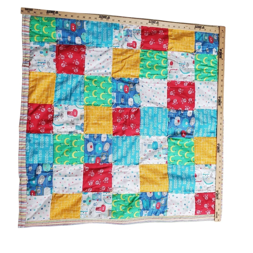 Homecrafted/ Homemade Baby Patchwork Quilt