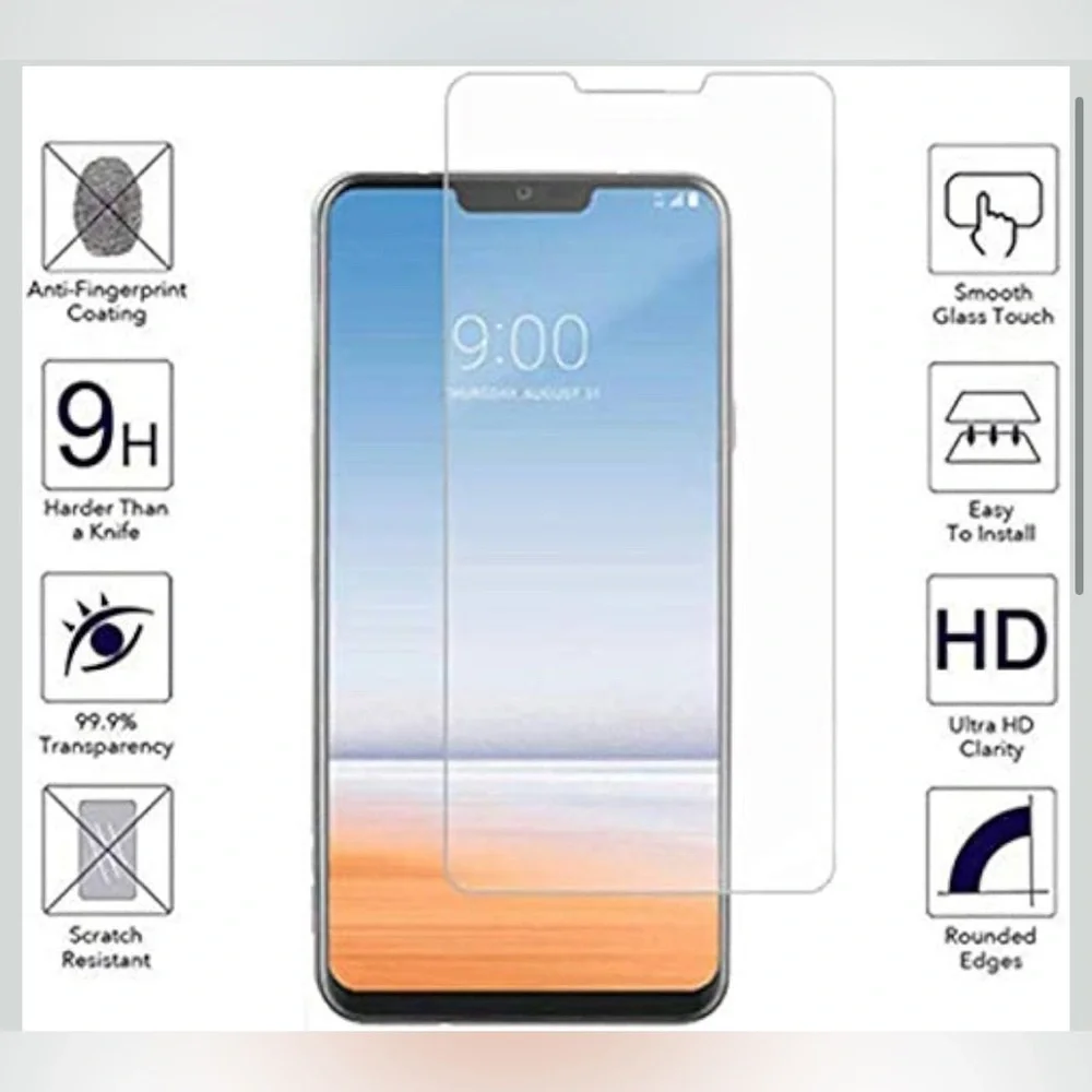 LG G7 Thinq Tempered Glass Screen Protector for Smartphones