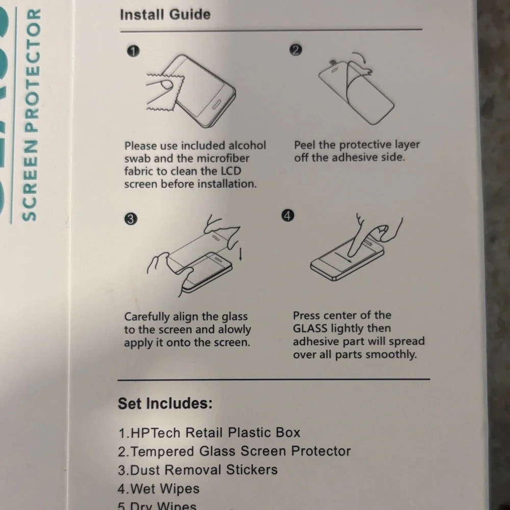 LG G7 Thinq Tempered Glass Screen Protector for Smartphones