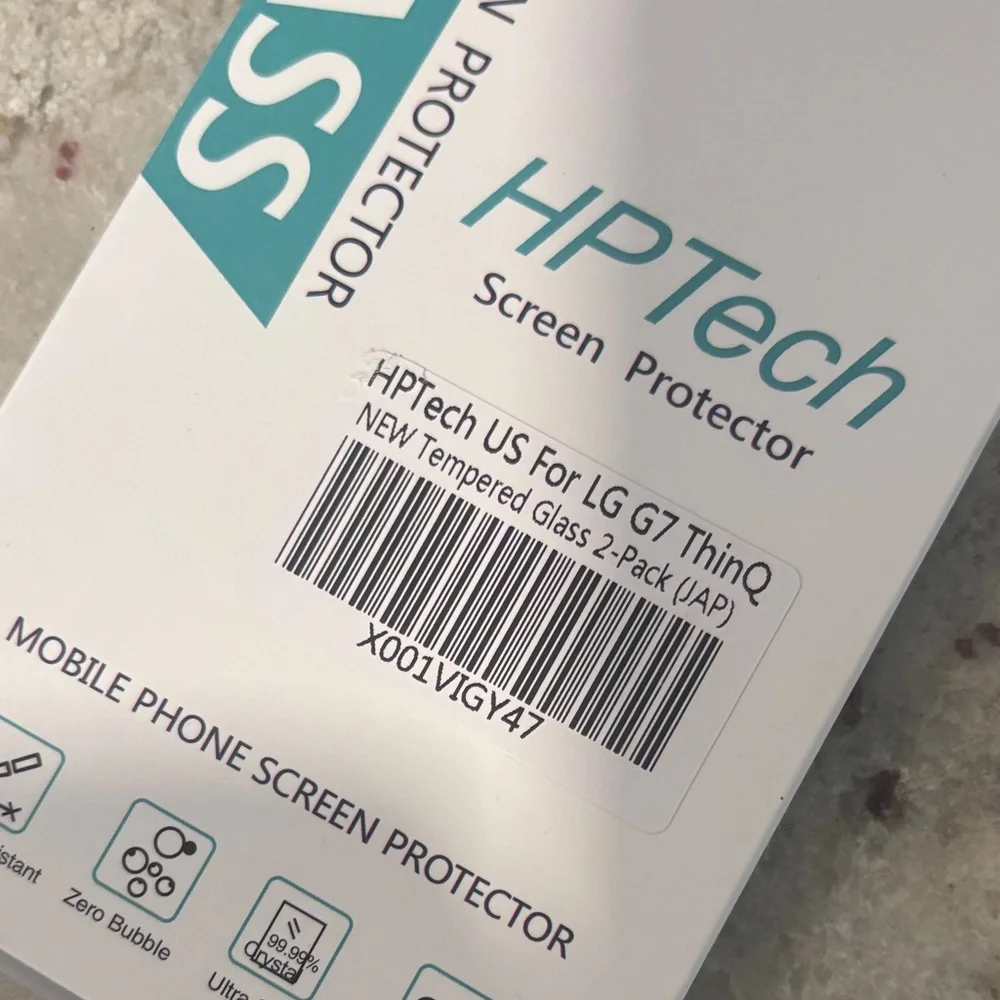 LG G7 Thinq Tempered Glass Screen Protector for Smartphones