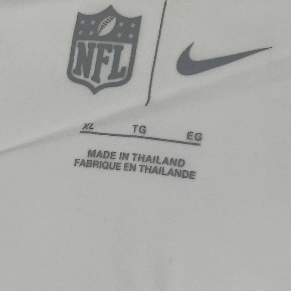 Nike NFL Arizona Cardinals Sideline Hooded 1/4 Zip Pullover XL Team Issued White