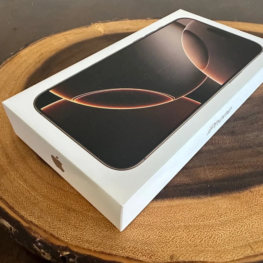 BOX ONLY for iPhone 16 Pro Max in Desert Titanium 512 Gb w/papers inside