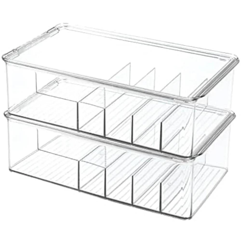 Clear Stackable Storage Organizer