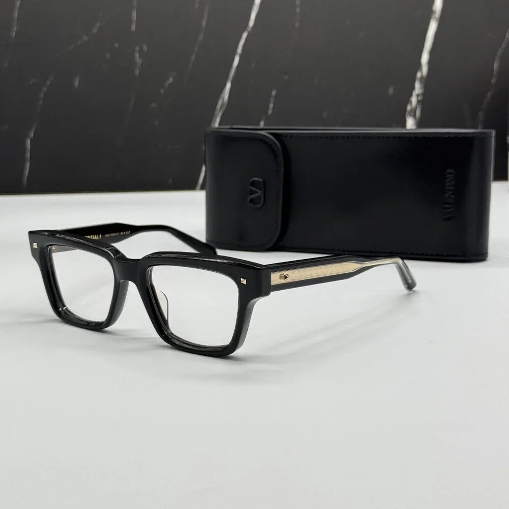 NEW VALENTINO V-ESSENTIAL VLX-121A BLACK SQUARE EYEGLASSES VALENTINO