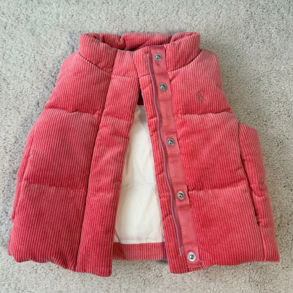 Ralph Lauren Corduroy Puffer Down Vest