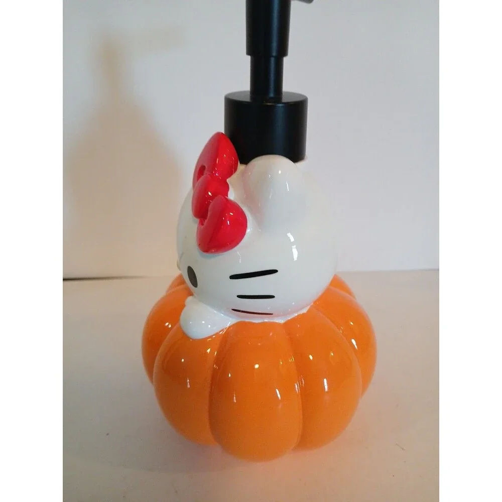 Hello Kitty Halloween Pumpkin Soap Dispenser New 9'in VERY CUTE NEW