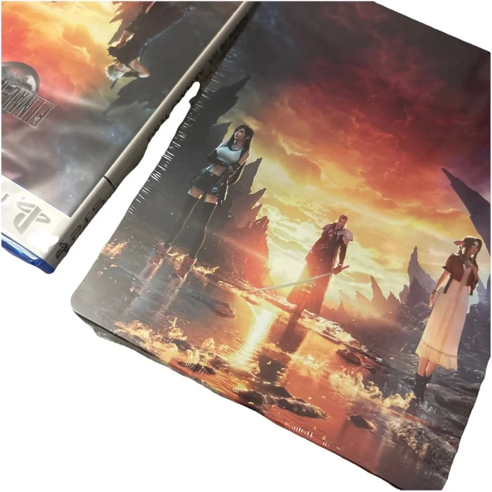 Final Fantasy VII 7 Rebirth Game & Rebirth Steelbook Case For Sony PS5 Sealed