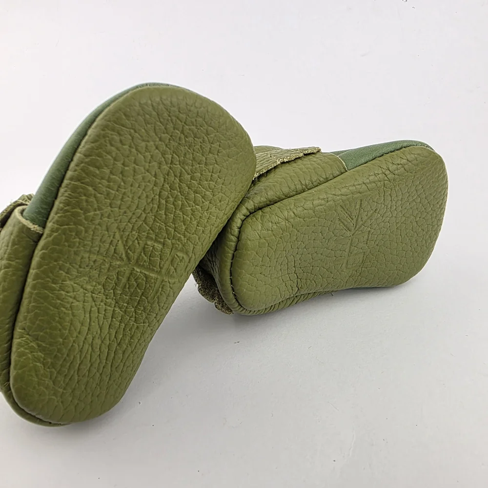 Freshly Picked x Stance Sock Wolf Pack Moccasins Green Size 1