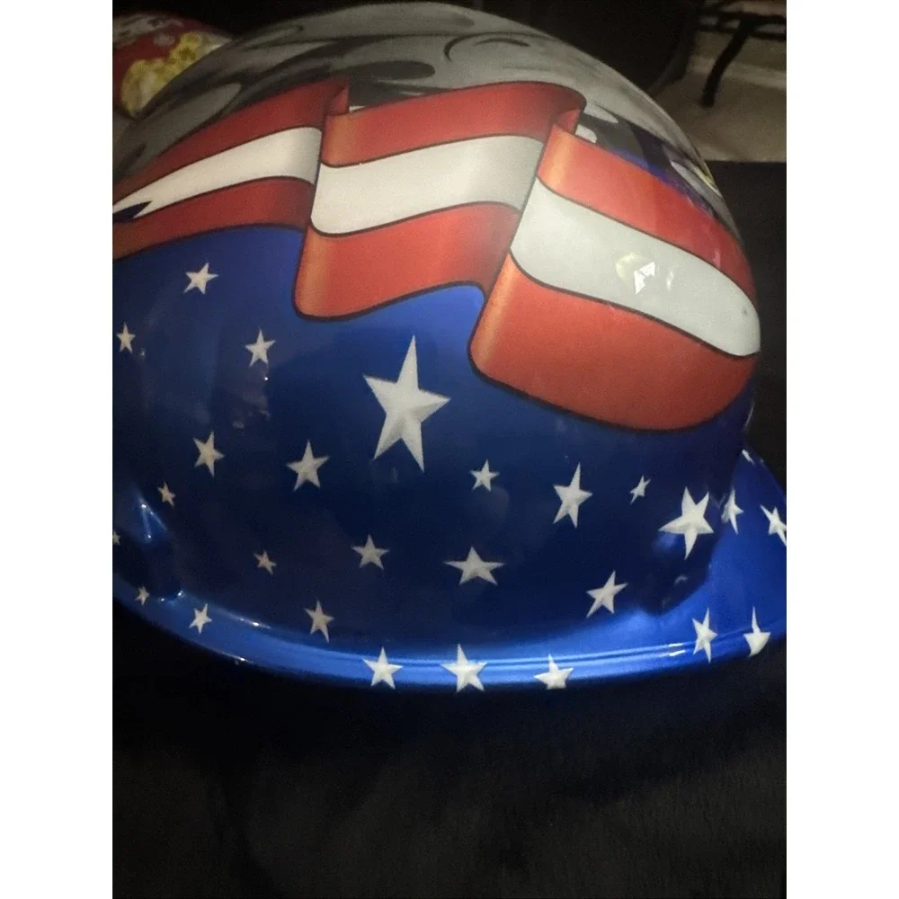Jackson Products Type‎ 1 Hard Hat With American Eagle Stars And Stripes.