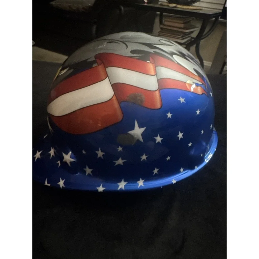 Jackson Products Type‎ 1 Hard Hat With American Eagle Stars And Stripes.