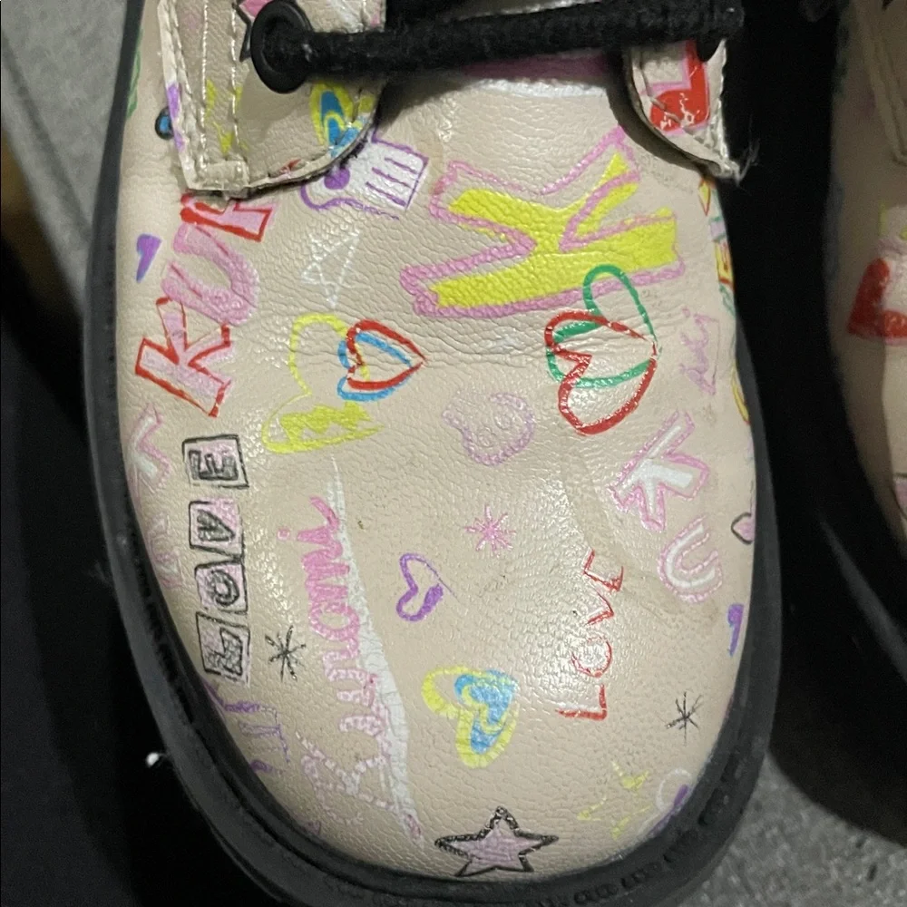 Sanrio Zara Black and Pink Character Boots kuromi