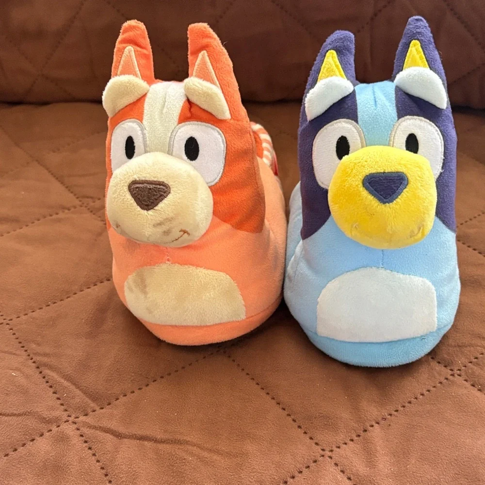 EUC Bluey & Bingo 3D Head Slippers Kids.
