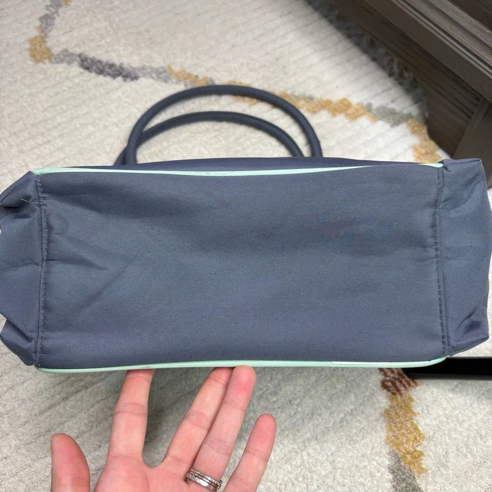 Carters Grey Shoulder Diaper Bag