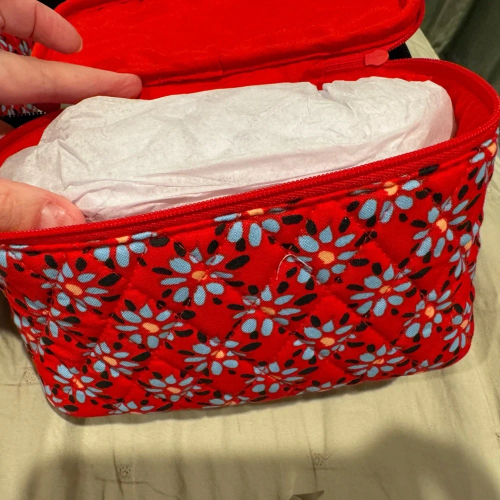 Vera Bradley 4 Piece Cosmetic Set - Venetian Paisley/Flowers