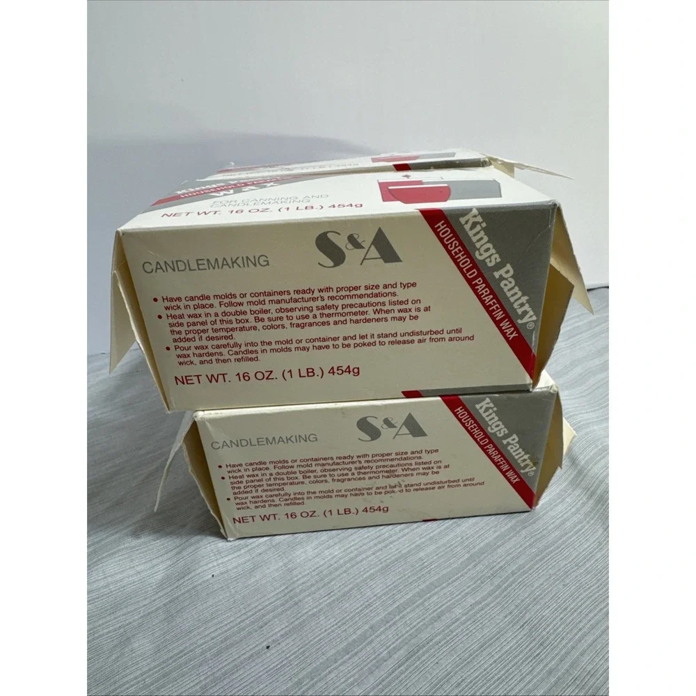 King's Pantry Household Paraffin Wax 1 Lb. - 4 Boxes