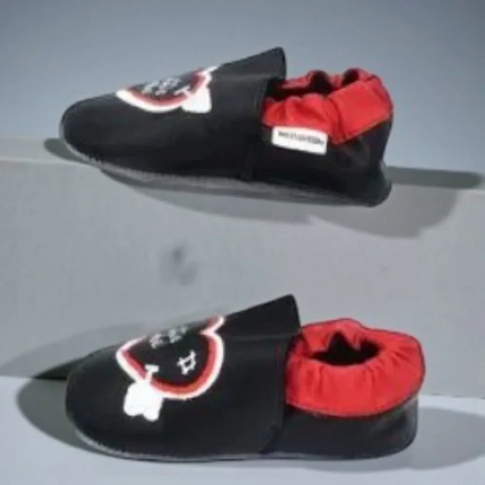 Harley-Davidson Little Rebel Baby Slippers Size 4/5