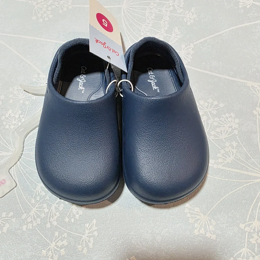Toddler Boys' Rowan Slip On Round And Closed Toe Blue Water Shoes Cat & Jack 5
