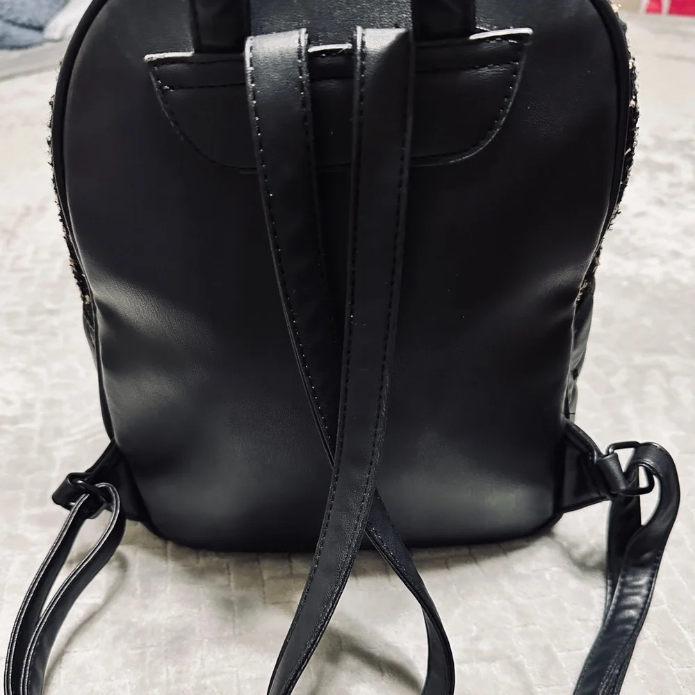 Badgley Mischka quilted leather