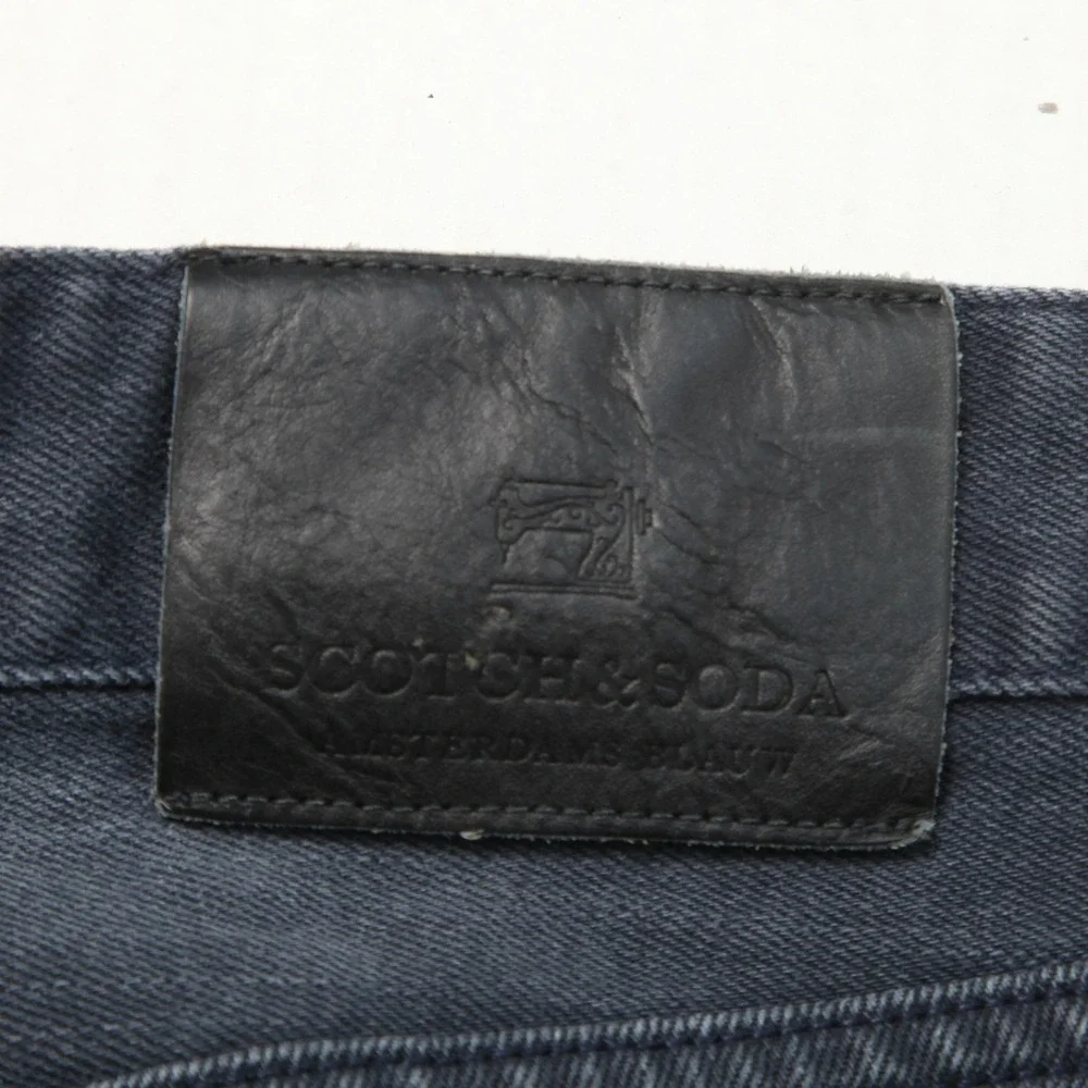 Scotch & Soda Ralston Jeans Mens 31x34 Gray Stretch Denim Button Fly Pants