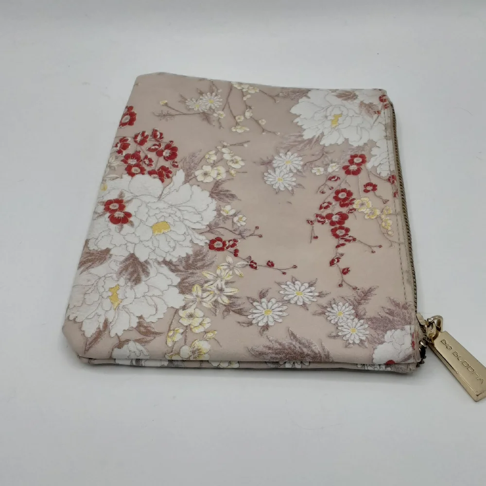Big Buddha Wild Flowers Floral Cosmetics Travel Bag.
