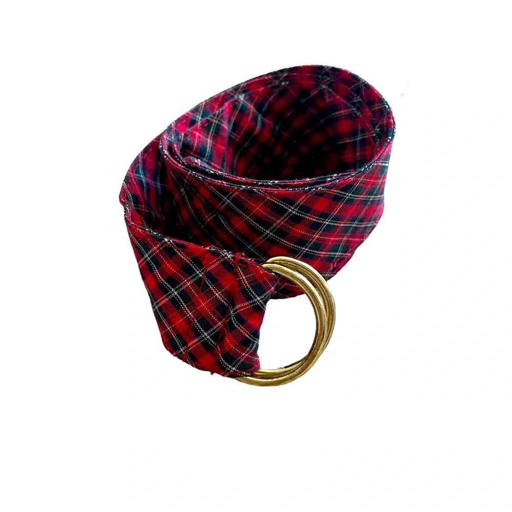 Kids’ Plaid Belt
