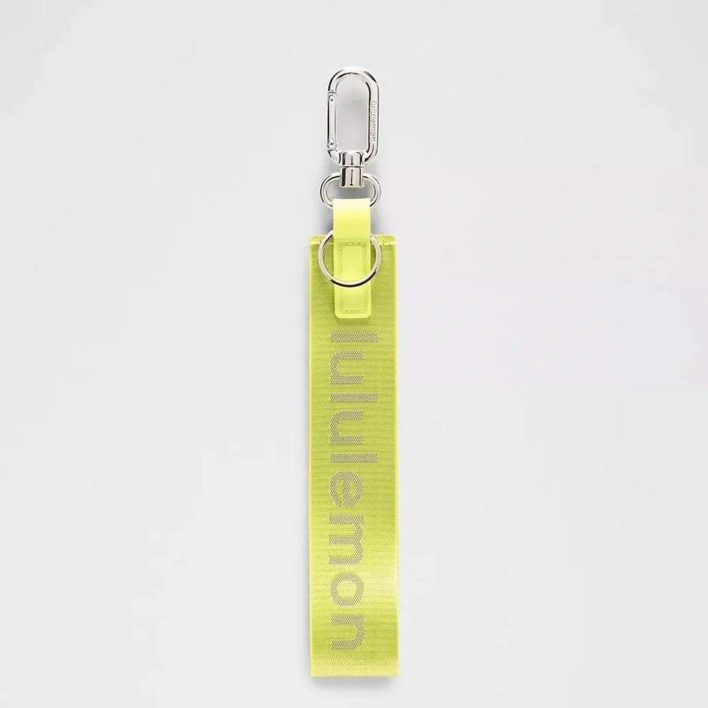 Lululemon Never Lost Keychain- Sour Grape/Army Green
