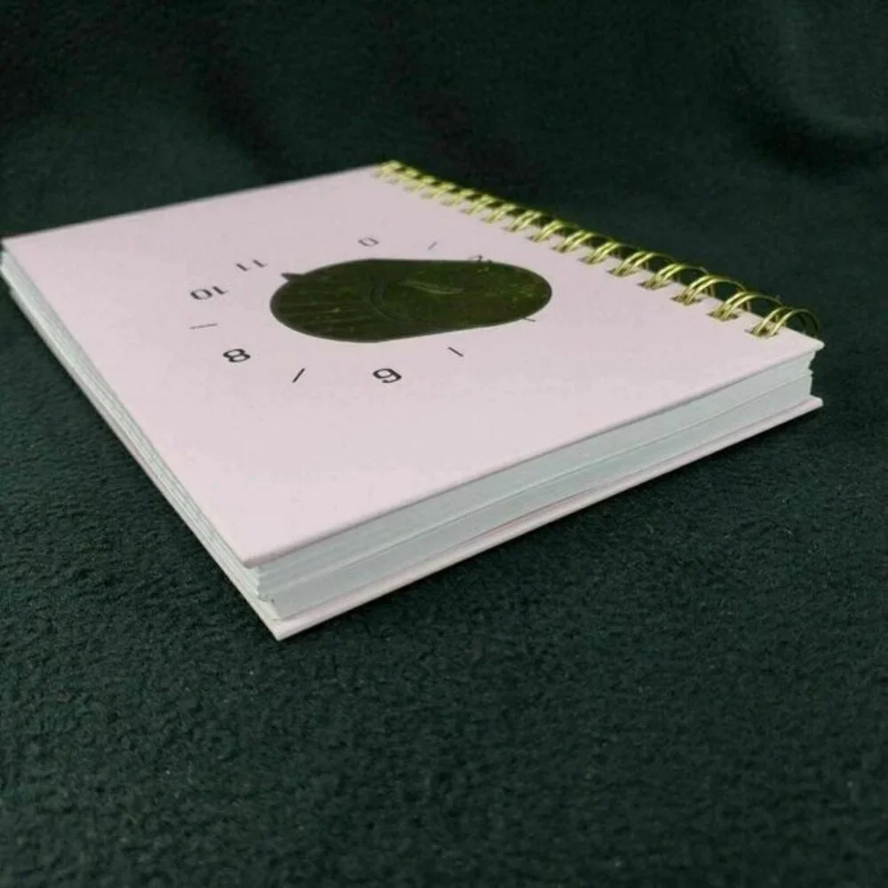 Yoobi Spiral Notebook Journal‎ 120 Sheets Pink Girl Teen Diary New