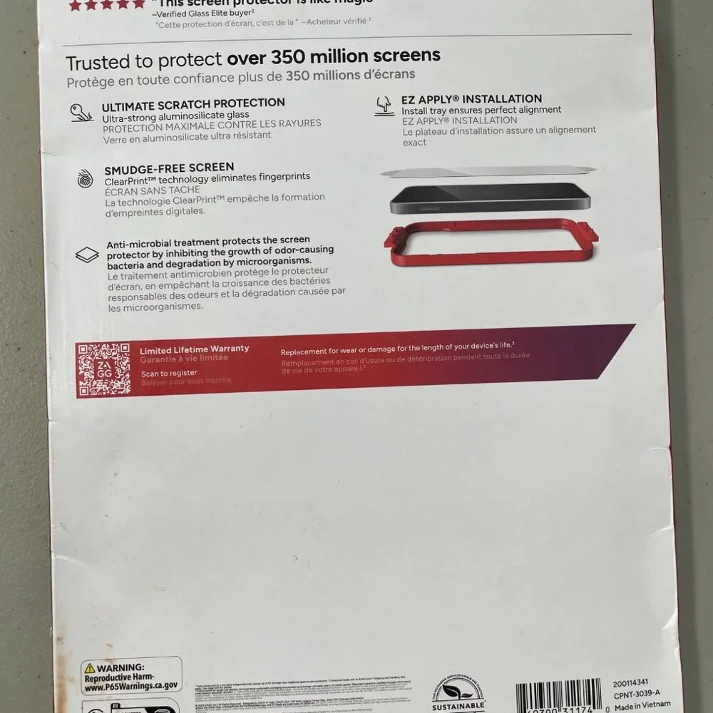 ZAGG invisible shield