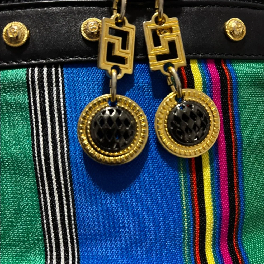 Versace blue green combination