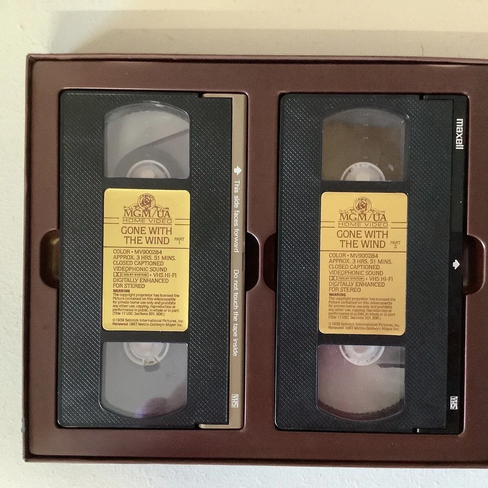 GONE WITH THE WIND VHS