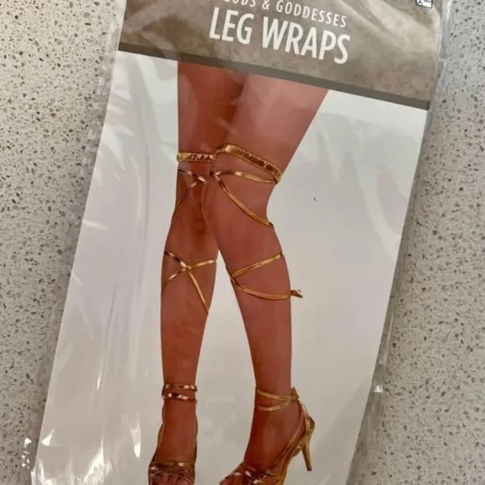 Gold Goddess Leg Wraps Halloween
