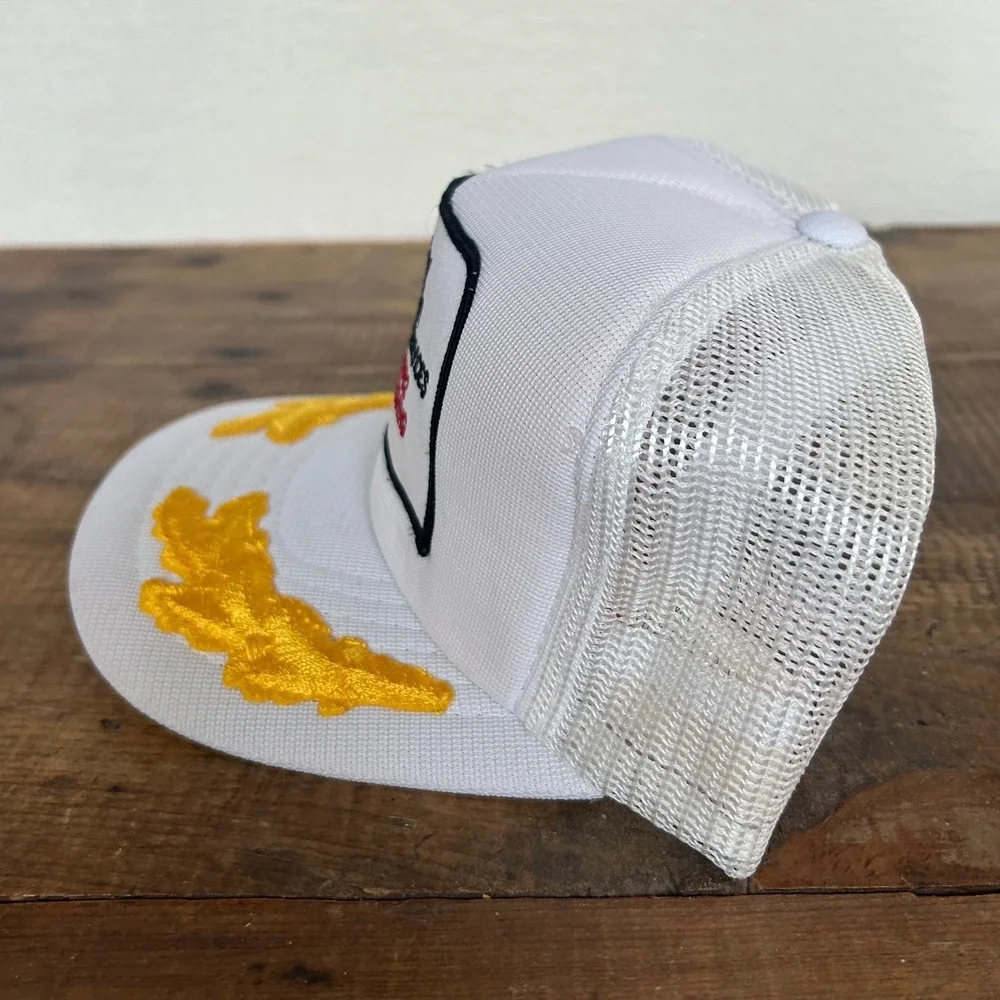 VTG Rocky Mountain Oil Field Services Trucker Hat White Mesh RN Logo Wyoming USA
