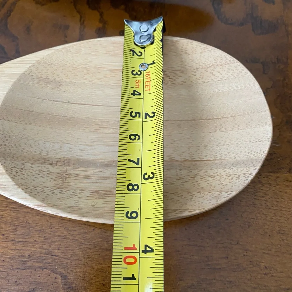 Island Bamboo Salad Serving Bowl with Utensils