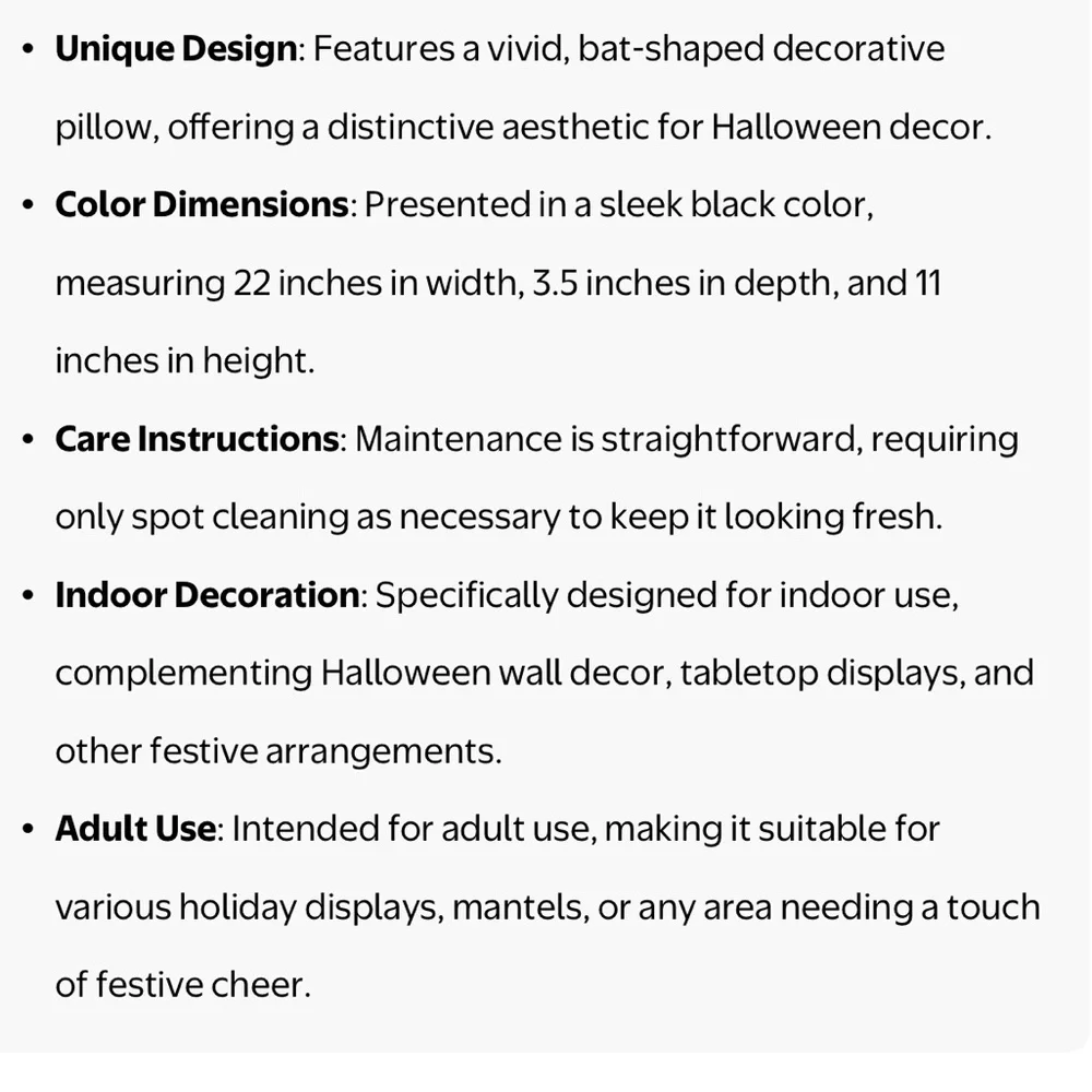 N/A plush pillow *measurements