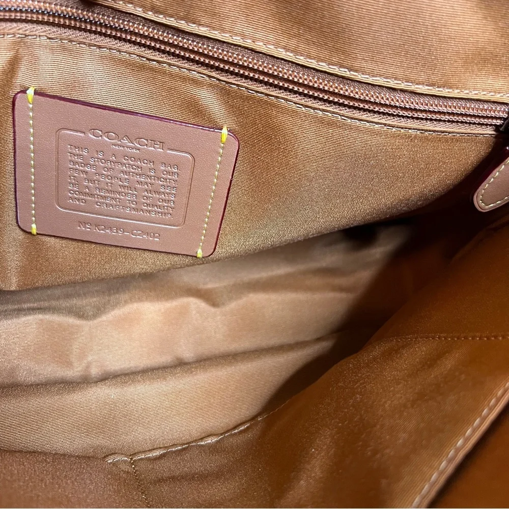 COACH Sullivan Portfolio Brief In Signature Canvas