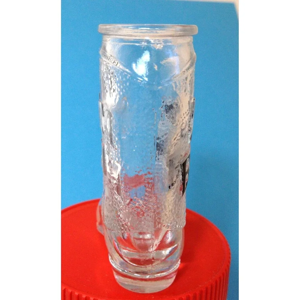 Jim Beam Shot Glass Whiskey Boot Shape Vintage
