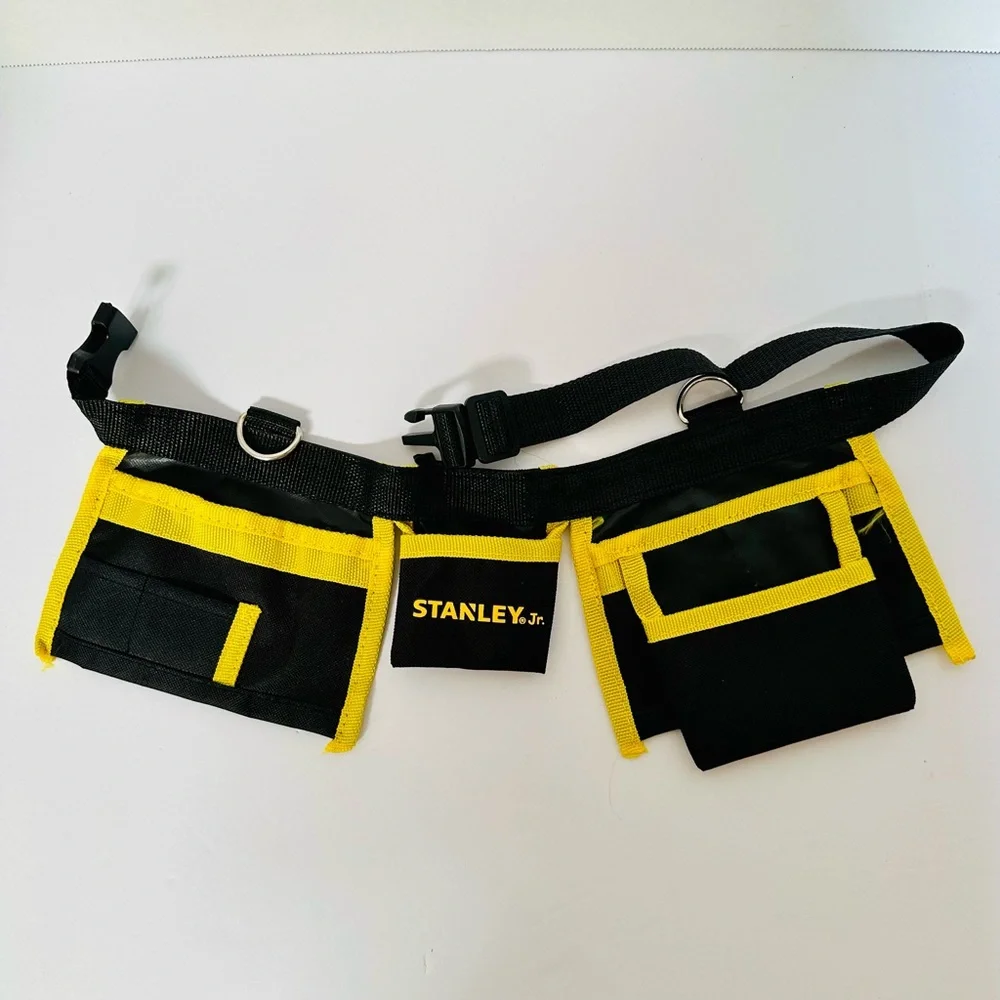 Stanley Junior Toolbelt 24”-32” Waist Black Yellow Little Handyman Boys Girls