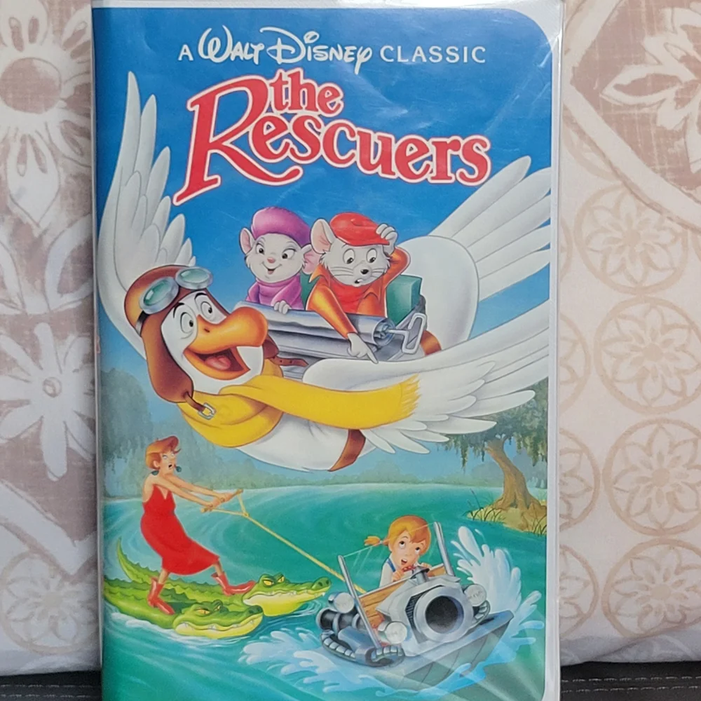 Rare Disney Black Diamond VHS – The Rescuers + Proof of Purchase