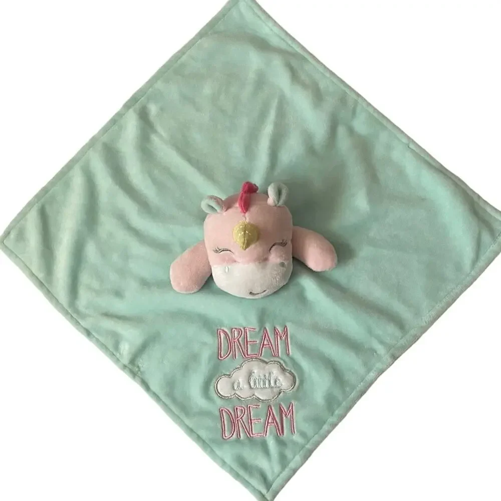 Baby Starter Unicorn Lovey Pink Dream A Little Dream Security Blanket Rattle