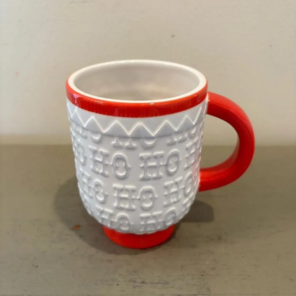 Crate&Barrel Suzy Ultman Santa Mug