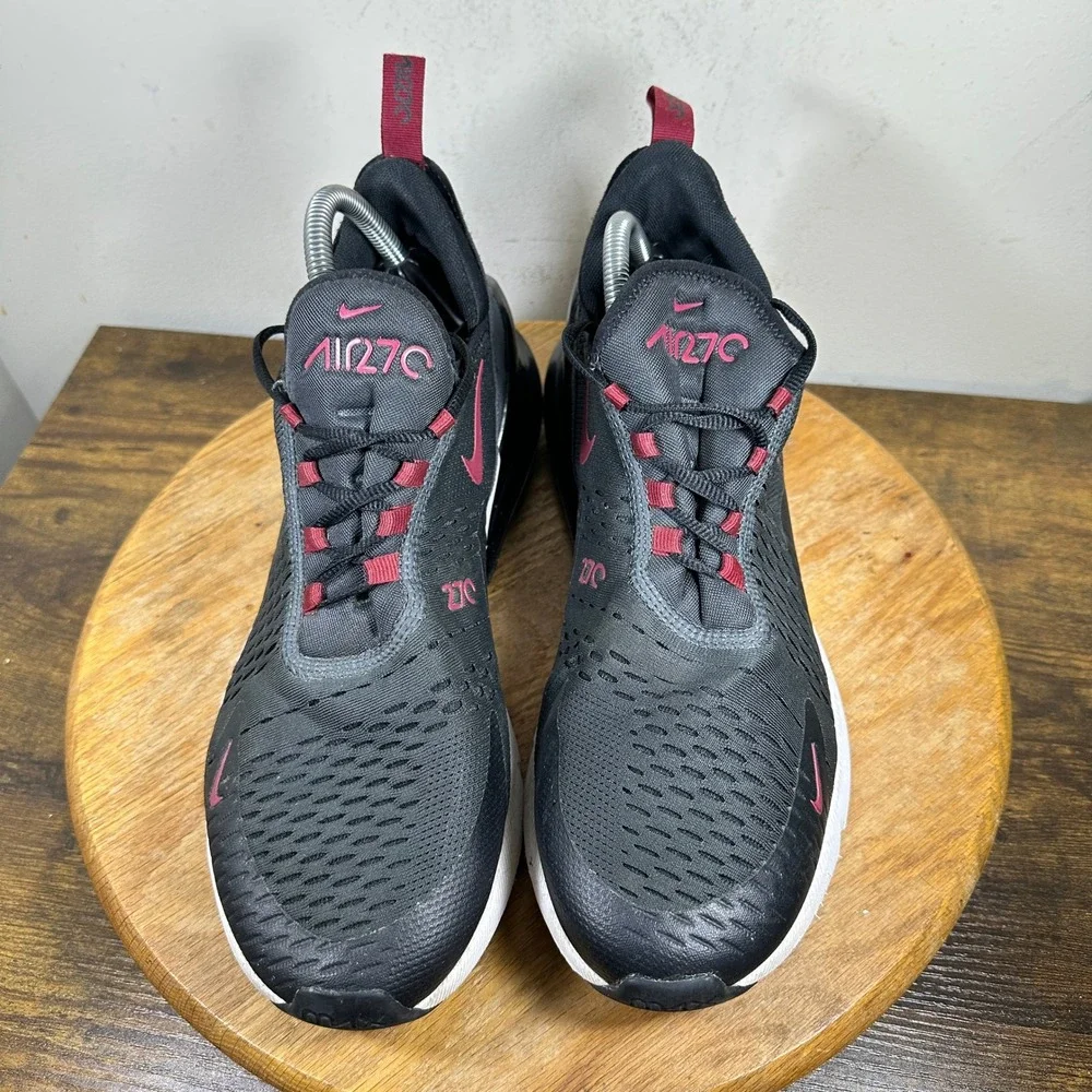 Nike Air Max 270 Men's Black Red Running Lifestyle Shoes Size 11 DZ4402-001